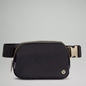 Lululemon Everywhere Belt Bag Velour Black Limited Edition Crossbody Bag Nwt